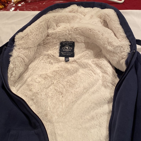 Bluenote Ladies fur lined hoodie - Picture 5 of 8